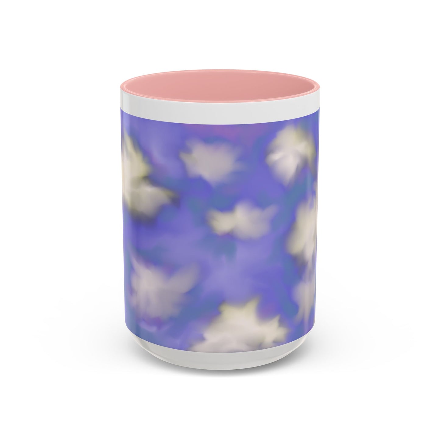 Cloudscape Accent Coffee Mug — Dreamy Purple Sky Design (11/15oz)