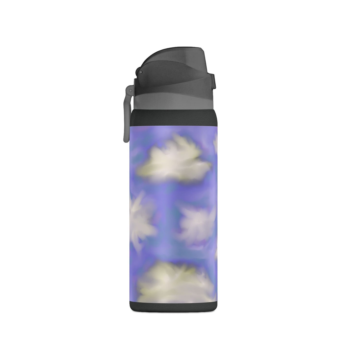 32oz Insulated Water Bottle — Dreamy Lavender Cloud Design