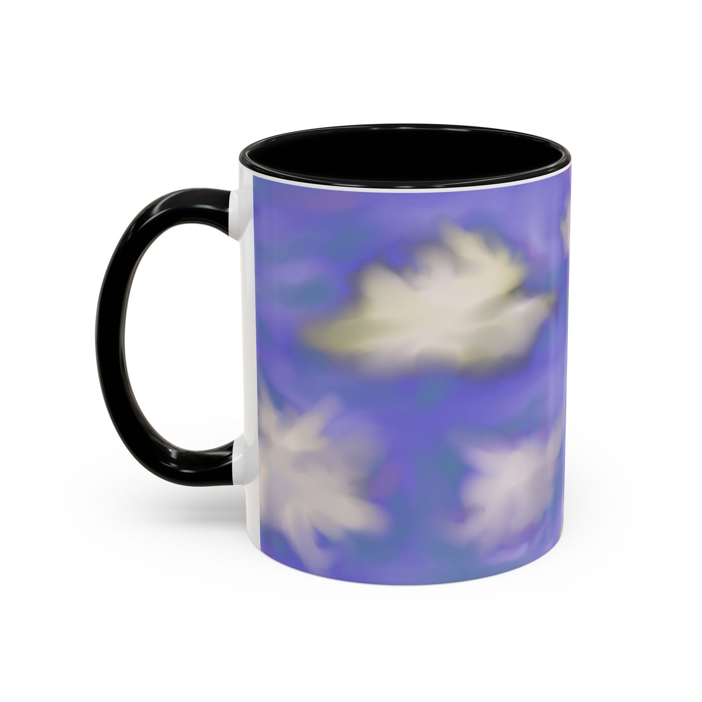 Cloudscape Accent Coffee Mug — Dreamy Purple Sky Design (11/15oz)