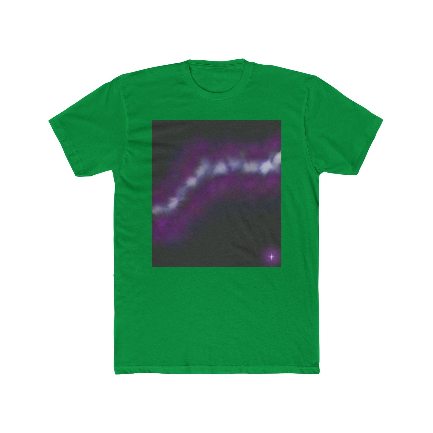 Galaxy Wave Tee — Purple Nebula Graphic T-Shirt