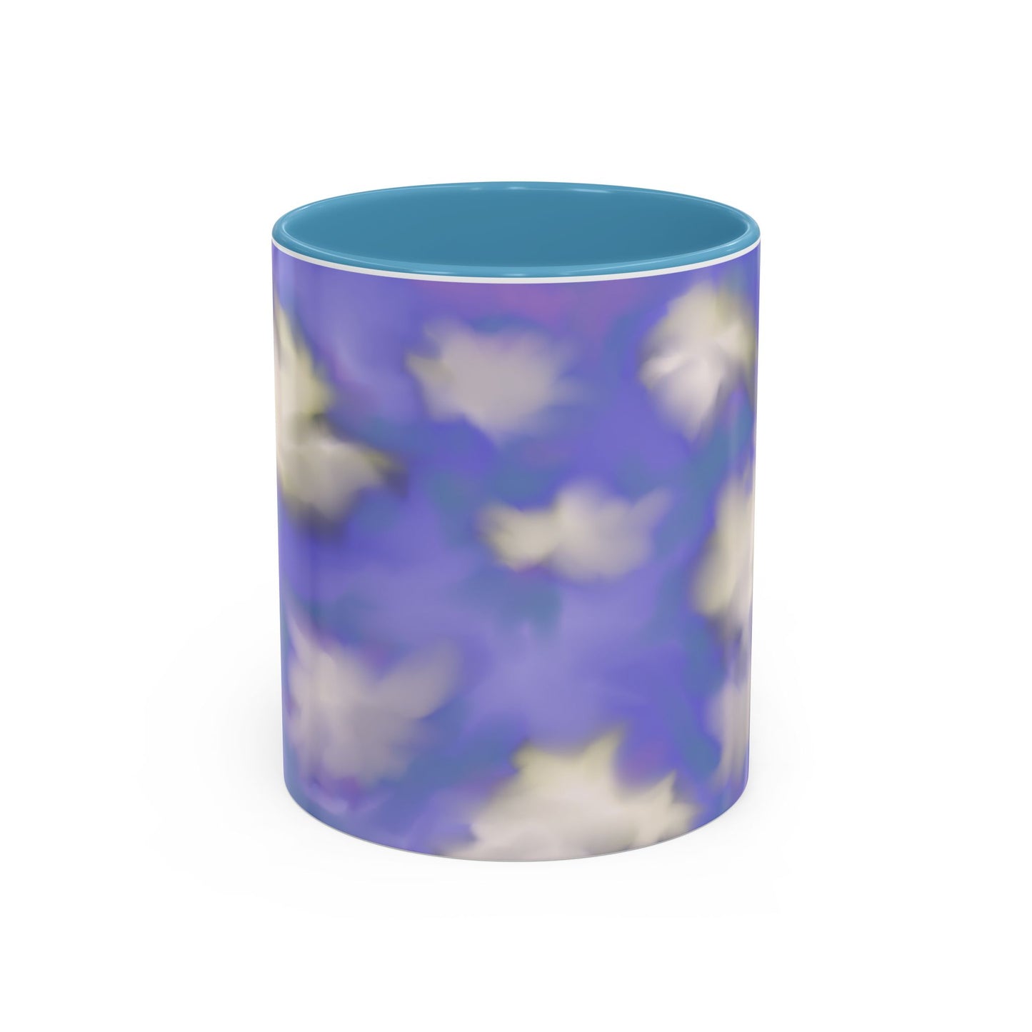 Cloudscape Accent Coffee Mug — Dreamy Purple Sky Design (11/15oz)