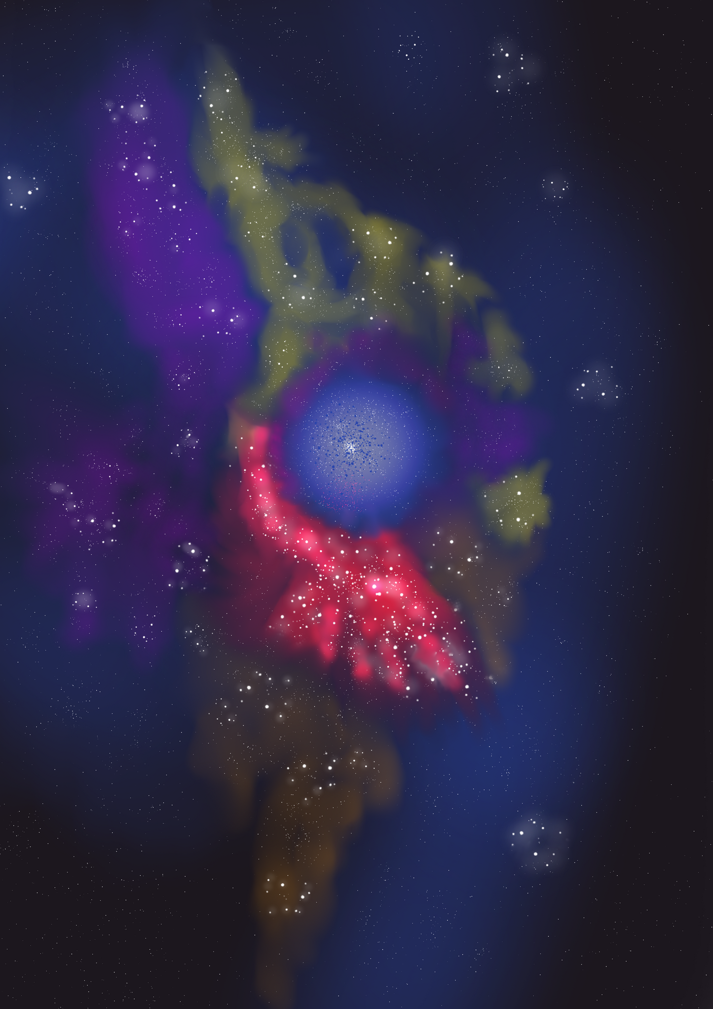 Nebula Galaxy Digital Art